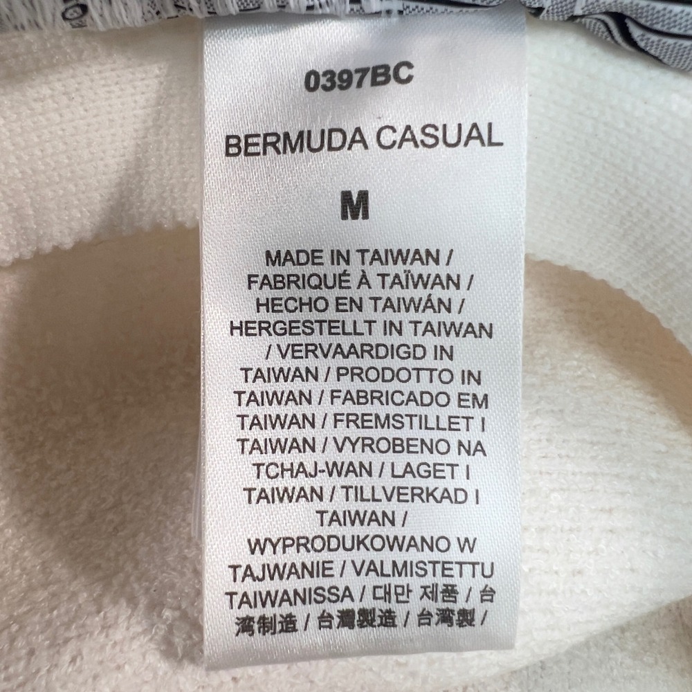 Kangol Bermuda Bucket Hat Mens M White Textured Streetwear Retro 80s 90s Hip Hop - Picture 7 of 12
